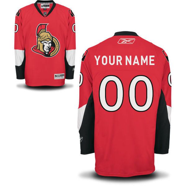 Reebok Ottawa Senators Custom Youth Premier Home NHL Jersey